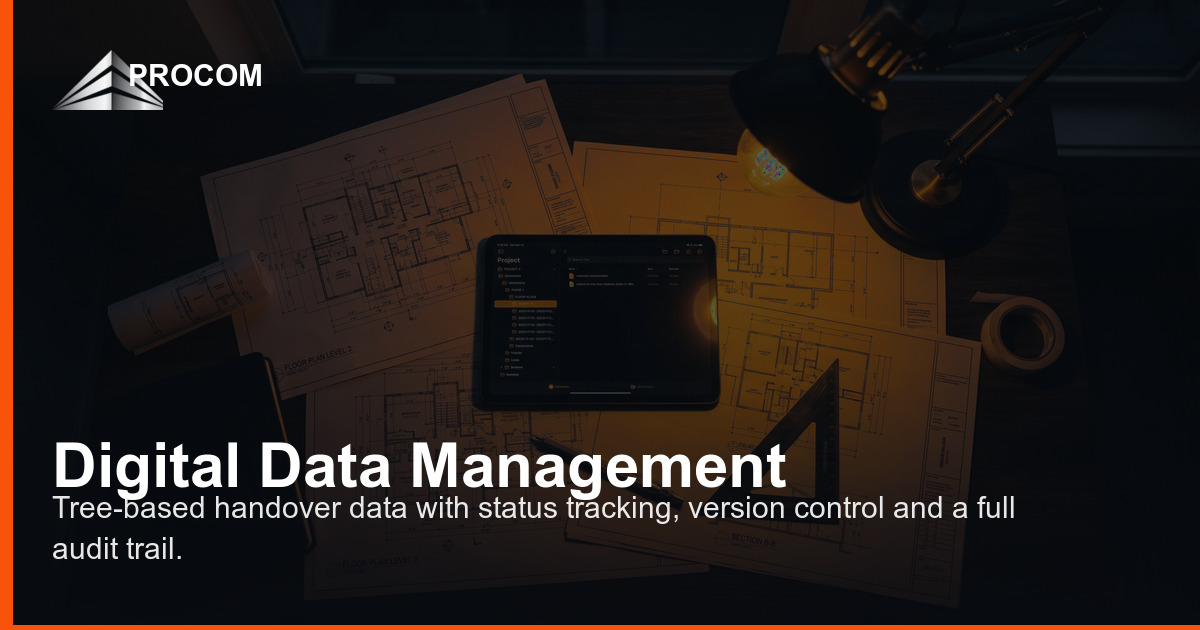 Digital Data Management for Construction Handover | Procom